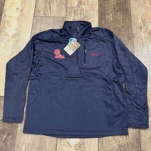 Drake Ole Miss Quarter Zip Medium (New with Tags)